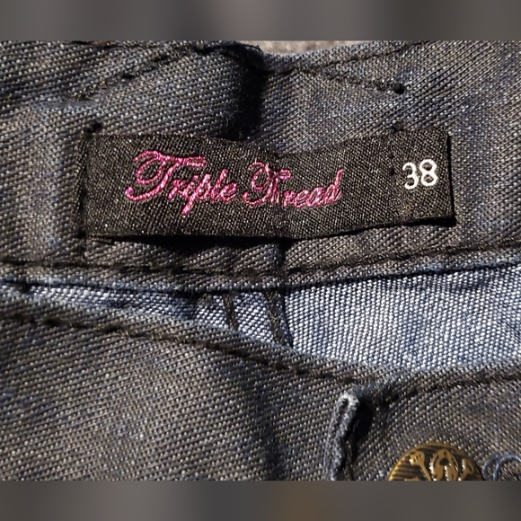 5 For 25$ Triple thread studded bootleg jeans - Picture 3 of 4